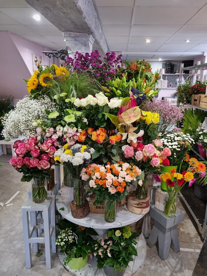 Compositions florales en boutique